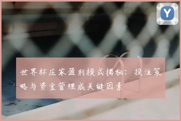 世界杯庄家盈利模式揭秘：投注策略与资金管理成关键因素